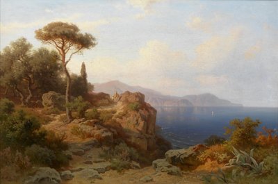 Coast near Nice by August Behrendsen